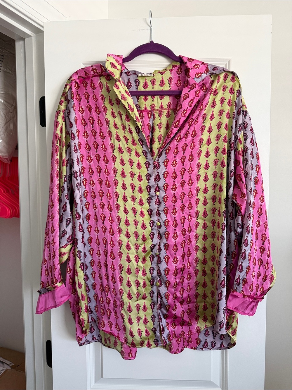 Free People Silk PJ Set size M